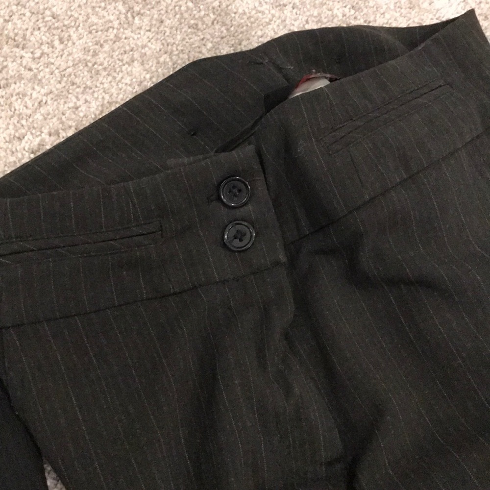 2 pairs of black dress paints with pinstripes - Picture 3 of 7